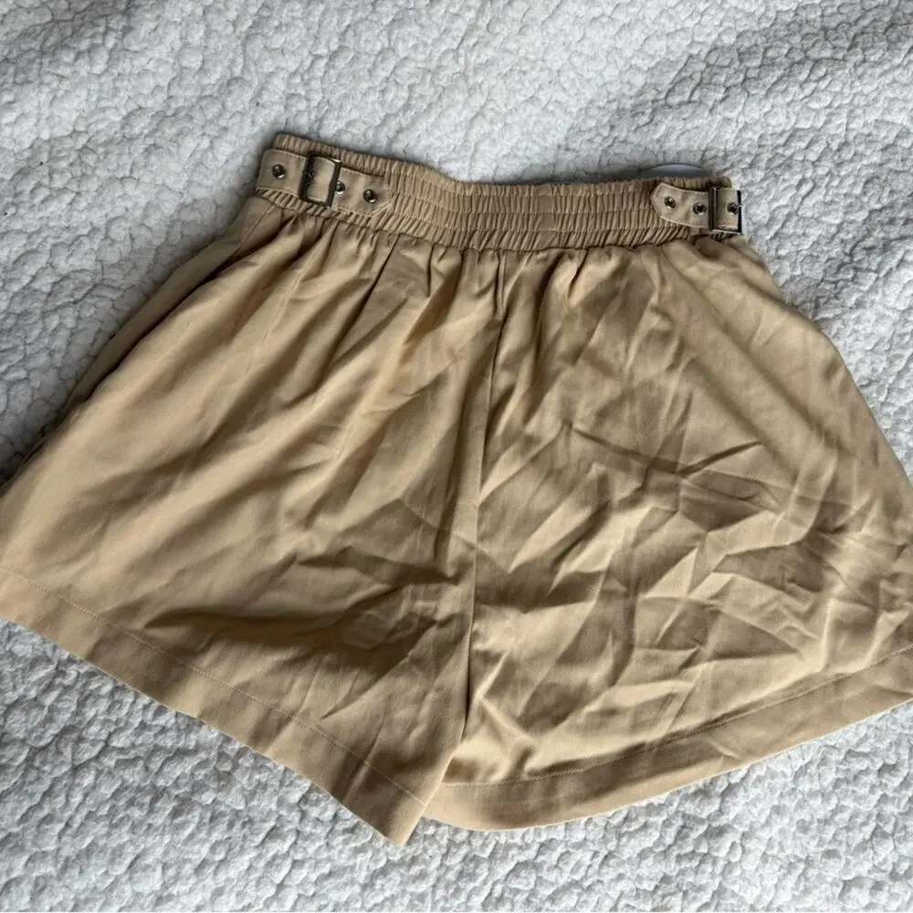 Princess Polly High Waist Tan Shorts